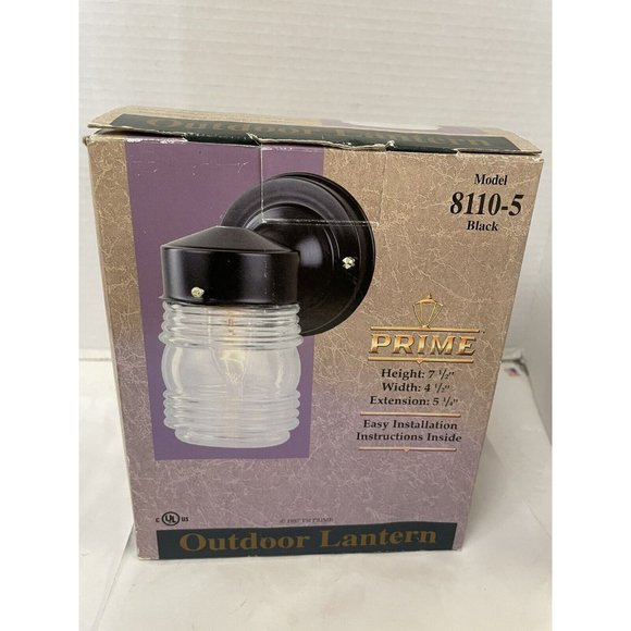 Vintage Prime Wall Mount Jelly Jar Lantern Outdoor Sconce Lighting Model 8110-5 - Picture 2 of 4